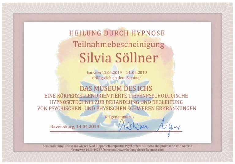 Teilnahmebescheinigung_Silvia Söllner